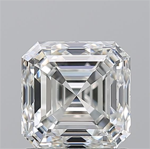 Picture of Natural Diamond 1.50 Carats, Asscher with  Cut, H Color, VS1 Clarity and Certified by GIA