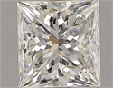 Natural Diamond 1.00 Carats, Princess with  Cut, I Color, SI2 Clarity and Certified by GIA