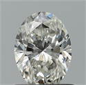 Diamante Natural 0.70 quilates, Ovalado , Color G, claridad VVS1 y certificado IGI