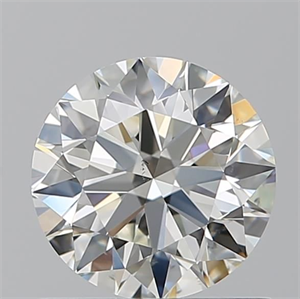 Picture of Natural Diamond 0.90 Carats, Round with Excellent Cut, J Color, VS2 Clarity and Certified by GIA