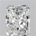 Natural Diamond 2.01 Carats, Radiant with  Cut, E Color, SI1 Clarity and Certified by GIA