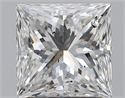 Natural Diamond 2.01 Carats, Princess with  Cut, F Color, SI2 Clarity and Certified by GIA