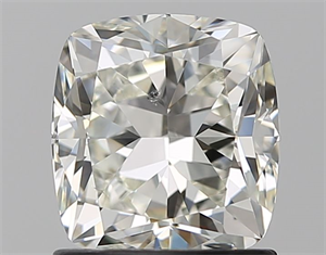 Picture of Natural Diamond 1.30 Carats, Cushion with  Cut, J Color, SI2 Clarity and Certified by GIA