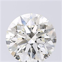 Natural Diamond 2.53 Carats, Round with Excellent Cut, K Color, SI2 Clarity and Certified by GIA