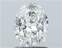 Natural Diamond 0.90 Carats, Oval with  Cut, G Color, VS1 Clarity and Certified by GIA