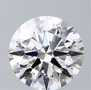 Picture of Lab Grown Diamond 3.75 Carats, Round with Ideal Cut, D Color, VS1 Clarity and Certified by IGI