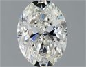Natural Diamond 0.90 Carats, Oval with  Cut, H Color, VS1 Clarity and Certified by GIA