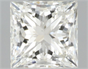 Natural Diamond 0.81 Carats, Princess with  Cut, J Color, VS1 Clarity and Certified by GIA