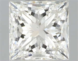 Picture of Natural Diamond 0.81 Carats, Princess with  Cut, J Color, VS1 Clarity and Certified by GIA