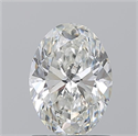 Natural Diamond 1.20 Carats, Oval with  Cut, H Color, VS2 Clarity and Certified by GIA