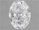 Natural Diamond 1.16 Carats, Oval with  Cut, D Color, VS1 Clarity and Certified by GIA