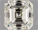 Natural Diamond 1.31 Carats, Asscher with  Cut, K Color, VVS2 Clarity and Certified by GIA