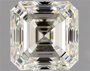 Picture of Natural Diamond 1.31 Carats, Asscher with  Cut, K Color, VVS2 Clarity and Certified by GIA