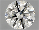 Diamante Natural 0.52 quilates, Redondo , Color J, claridad VVS1 y certificado GIA