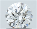 Natural Diamond 0.71 Carats, Round with Excellent Cut, G Color, VVS2 Clarity and Certified by GIA