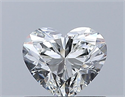 Natural Diamond 0.54 Carats, Heart with  Cut, H Color, VS1 Clarity and Certified by GIA