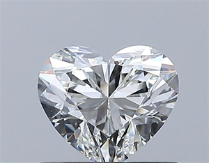 Picture of Natural Diamond 0.54 Carats, Heart with  Cut, H Color, VS1 Clarity and Certified by GIA