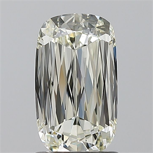 Picture of Natural Diamond 1.50 Carats, Cushion with  Cut, L Color, VVS1 Clarity and Certified by GIA