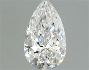 Picture of Natural Diamond 0.50 Carats, Pear with  Cut, D Color, SI1 Clarity and Certified by GIA