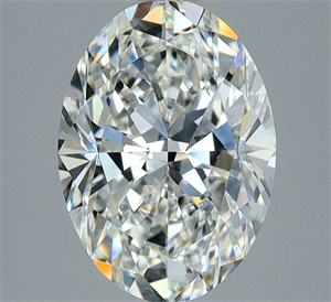 Picture of Natural Diamond 1.30 Carats, Oval with  Cut, H Color, VVS1 Clarity and Certified by GIA