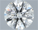 Diamante Natural 0.51 quilates, Redondo , Color H, claridad VS2 y certificado GIA