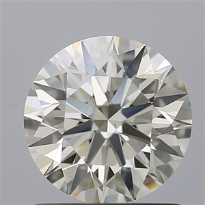 Picture of Natural Diamond 1.20 Carats, Round with Excellent Cut, J Color, VS1 Clarity and Certified by IGI