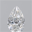 Natural Diamond 0.70 Carats, Pear with  Cut, F Color, VS1 Clarity and Certified by GIA