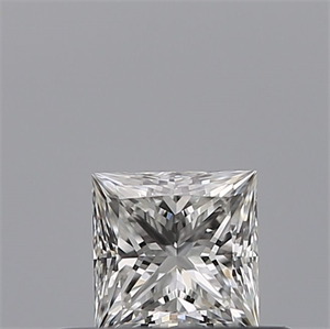 Picture of Natural Diamond 0.32 Carats, Princess with  Cut, F Color, IF Clarity and Certified by GIA