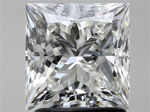 Picture of Natural Diamond 2.01 Carats, Princess with  Cut, I Color, VVS1 Clarity and Certified by IGI