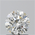 Natural Diamond 1.01 Carats, Round with Excellent Cut, I Color, SI2 Clarity and Certified by GIA