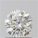 Diamante Natural 0.90 quilates, Redondo , Color K, claridad IF y certificado GIA
