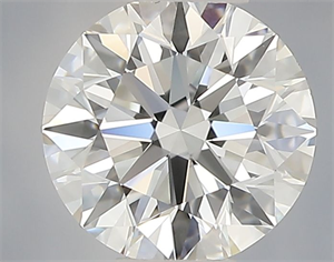 Picture of Natural Diamond 0.70 Carats, Round with Excellent Cut, F Color, VVS1 Clarity and Certified by IGI