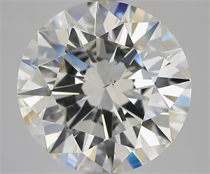 Picture of Natural Diamond 5.01 Carats, Round with Excellent Cut, J Color, SI1 Clarity and Certified by GIA