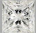Natural Diamond 3.52 Carats, Princess with  Cut, J Color, SI1 Clarity and Certified by GIA