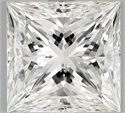 Natural Diamond 3.52 Carats, Princess with  Cut, J Color, SI1 Clarity and Certified by GIA