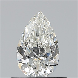 Picture of Natural Diamond 0.50 Carats, Pear with  Cut, H Color, VS1 Clarity and Certified by GIA