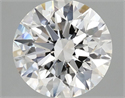 Lab Grown Diamond 2.58 Carats, Round with Excellent Cut, E Color, VVS2 Clarity and Certified by IGI