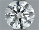 Natural Diamond 0.71 Carats, Round with Excellent Cut, J Color, VS1 Clarity and Certified by IGI