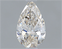 Natural Diamond 0.40 Carats, Pear with  Cut, J Color, VS2 Clarity and Certified by GIA