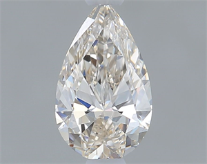 Picture of Natural Diamond 0.40 Carats, Pear with  Cut, J Color, VS2 Clarity and Certified by GIA