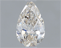 Natural Diamond 0.40 Carats, Pear with  Cut, J Color, VS2 Clarity and Certified by GIA