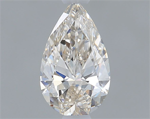 Picture of Natural Diamond 0.40 Carats, Pear with  Cut, J Color, VS2 Clarity and Certified by GIA