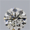 Natural Diamond 0.50 Carats, Round with Excellent Cut, J Color, SI1 Clarity and Certified by IGI
