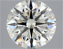 Diamante Natural 4.03 quilates, Redondo , Color J, claridad IF y certificado HRD
