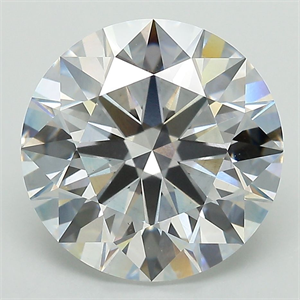 Picture of Lab Grown Diamond 5.57 Carats, Round with Ideal Cut, F Color, VS2 Clarity and Certified by IGI