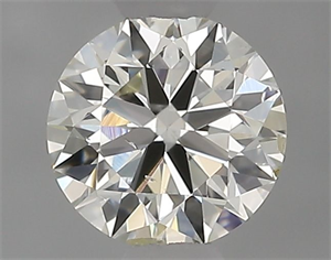 Picture of Natural Diamond 0.40 Carats, Round with Excellent Cut, I Color, SI1 Clarity and Certified by IGI