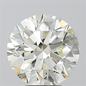 Picture of Natural Diamond 4.70 Carats, Round with Excellent Cut, K Color, VS2 Clarity and Certified by IGI
