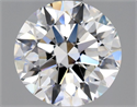 Diamante Natural 1.40 quilates, Redondo , Color F, claridad VVS2 y certificado GIA