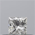 Diamante Natural 0.23 quilates, Princesa , Color E, claridad VVS1 y certificado GIA