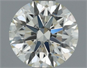 Natural Diamond 0.70 Carats, Round with Excellent Cut, K Color, VVS1 Clarity and Certified by IGI